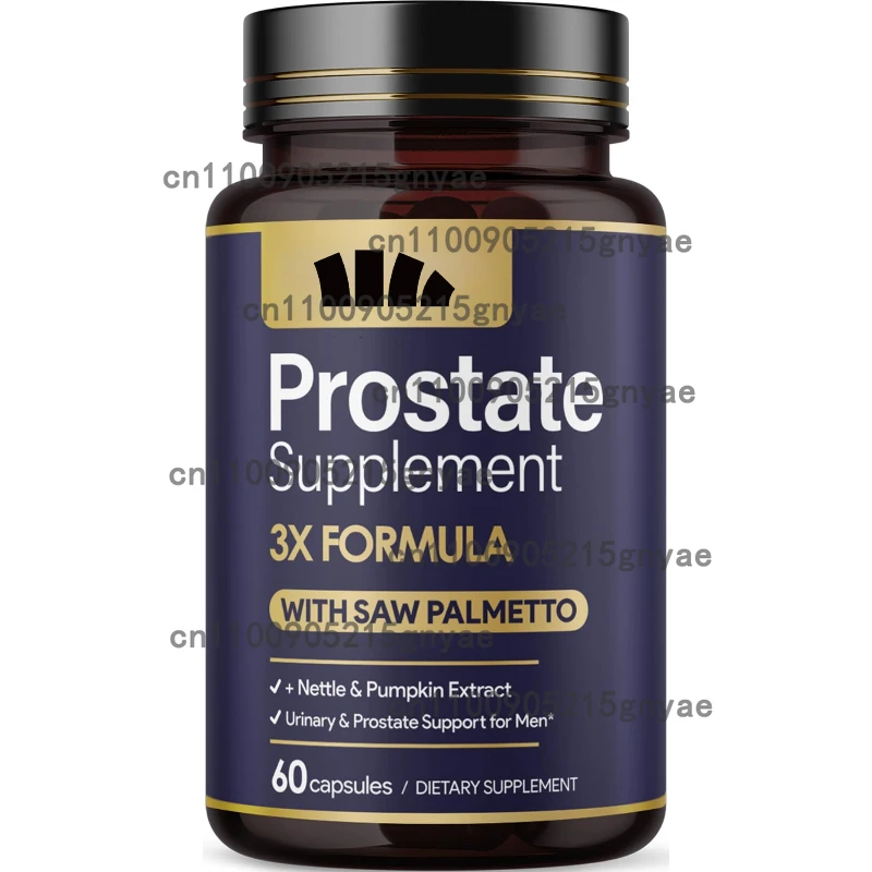 

Men's Prostate Support - Men's Saw Palm Capsules Containing Zinc, Pygeum, and Pumpkin Seeds -60 Pure Vegetarian Capsules