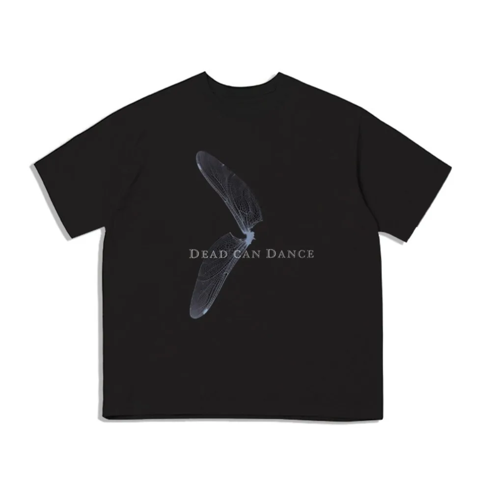 

2025 Summer Dead Can Dance Rock Band Printed Cotton Loose Men's and Women's T-shirt High Quality Short Sleeve Tee