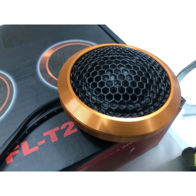 

American car audio audiophile grade titanium film tweeter speaker car small tweeter head 1 pair with capacitor lossless a column