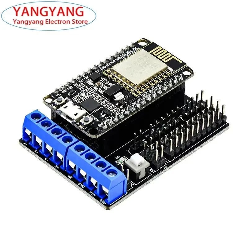 وحدة توسيع محرك NodeMCU 3.3 فولت من ESP8266 WIFI لوحة تطوير إنترنت الأشياء CP2102 لوحة درع لاردوينو