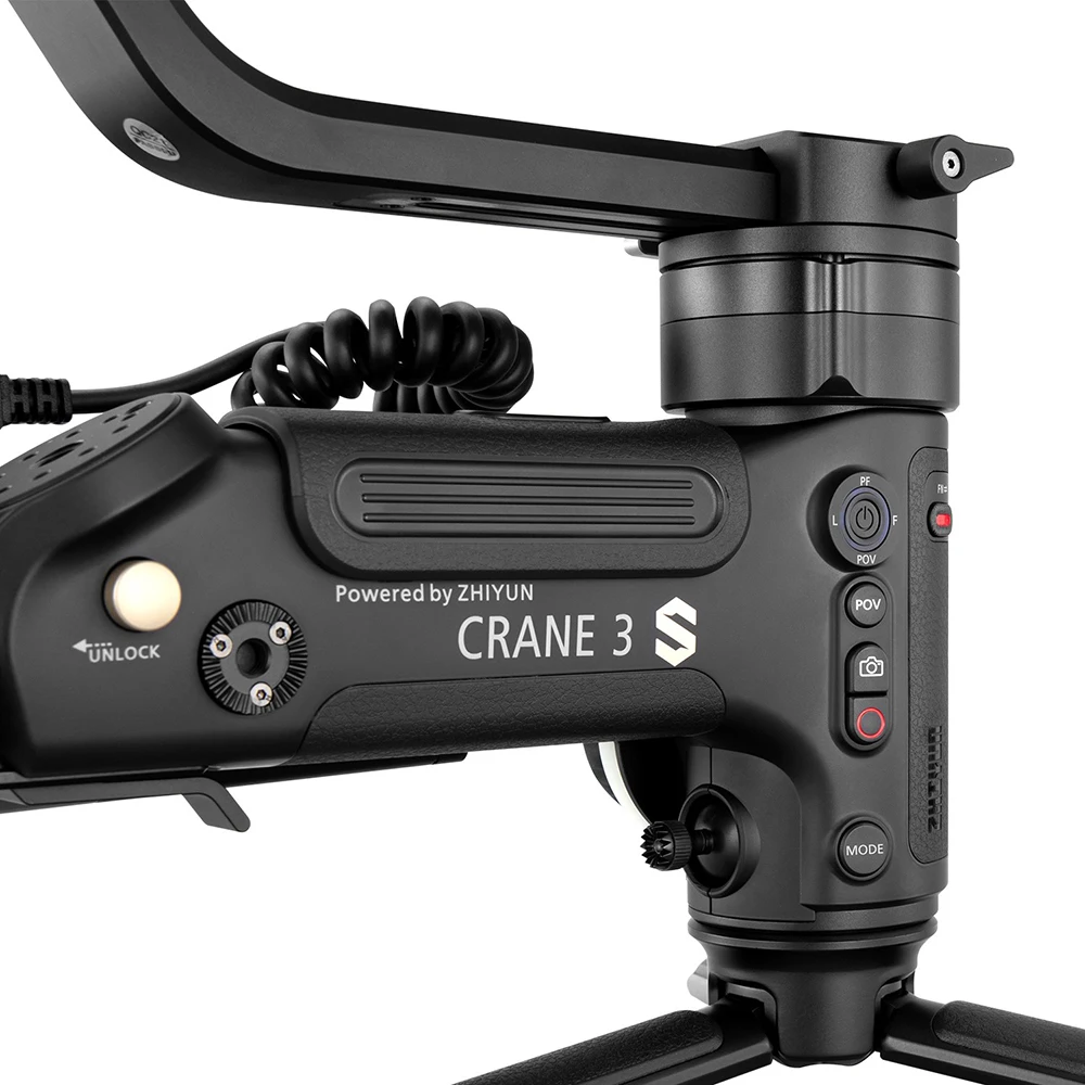 Zhiyun CRANE 3S 3-محور مثبت كاميرا Gimbal المحمولة لكاميرات الفيديو Canon 6.5KG DSLR