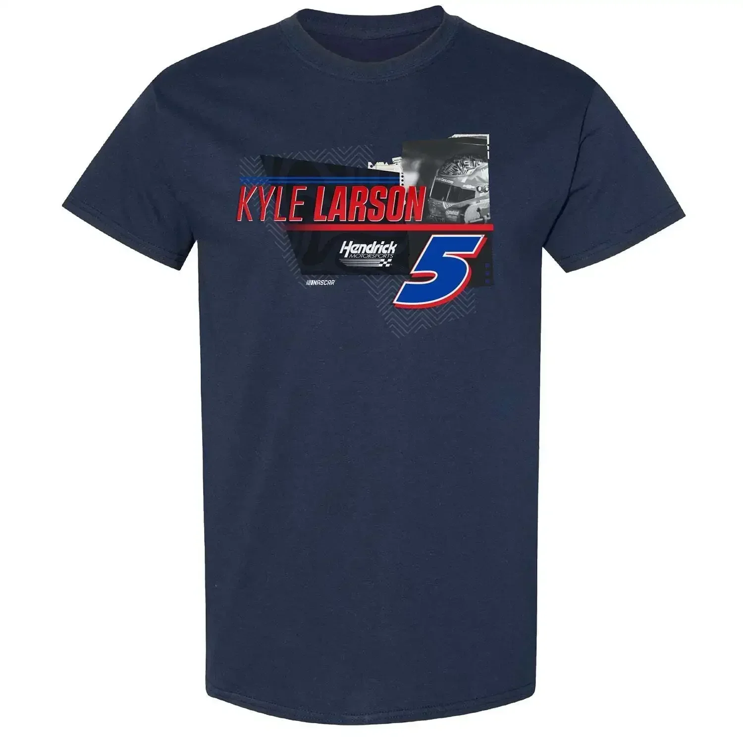 Kyle Larson  HendrickCars Rumble T-Shirt Blue