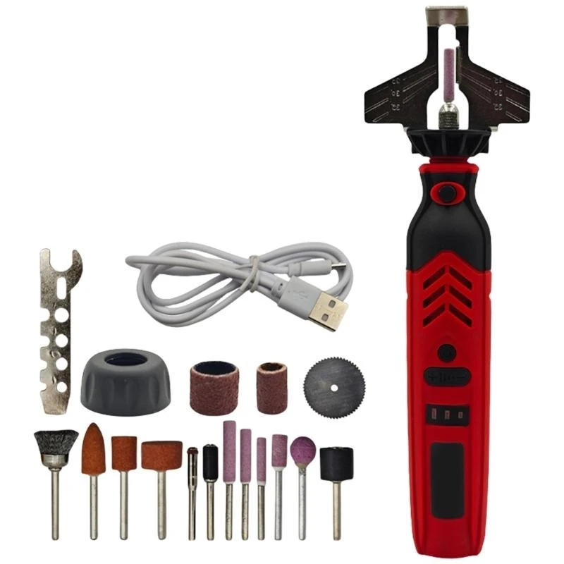 Y5GD Portable Electric Chainsaw Sharpener Sturdy Chainsaw Sharpener Chainsaw Grinder Tool for Accuracy Blade Care