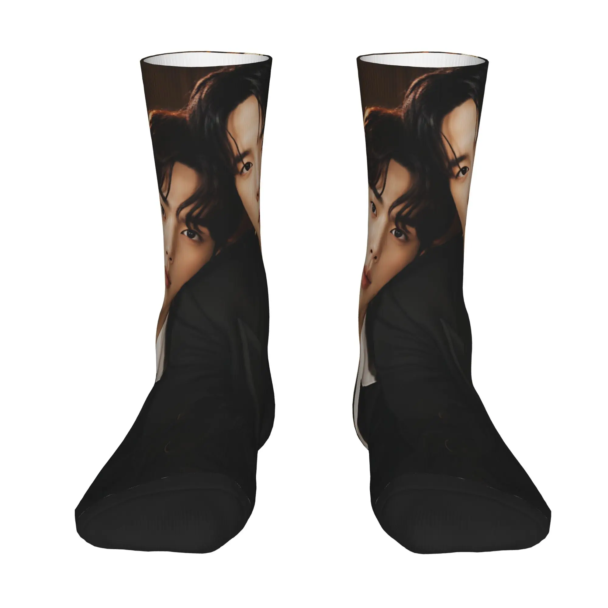 Unisex Men Socks Kdrama Four Hands Two Sonatas  Stockings Anti Sweat Medium Soft Socks Winter Harajuku Pattern Skateboard Socks