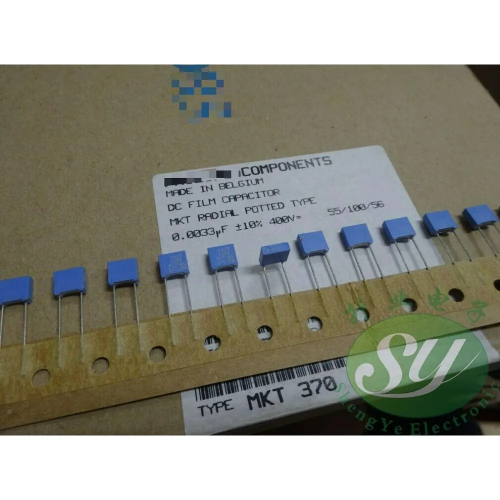 

50PCS MKT370 0.0033uf/400v 3.3nf 3300pf 332 Brand-new 5mm film capacitor