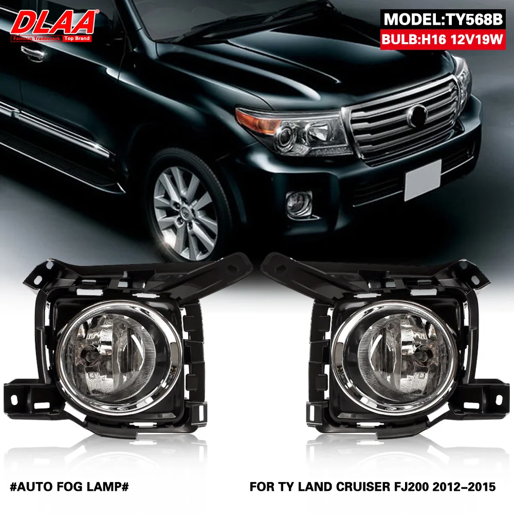 

Для TOYOTA LAND CRUISER LC200 FJ200 2012 2013 2014 2015 Передние противотуманные фары Автомобильный Стайлинг Прожектор Противотуманные фары Светодиодные с переключателем-1 пара