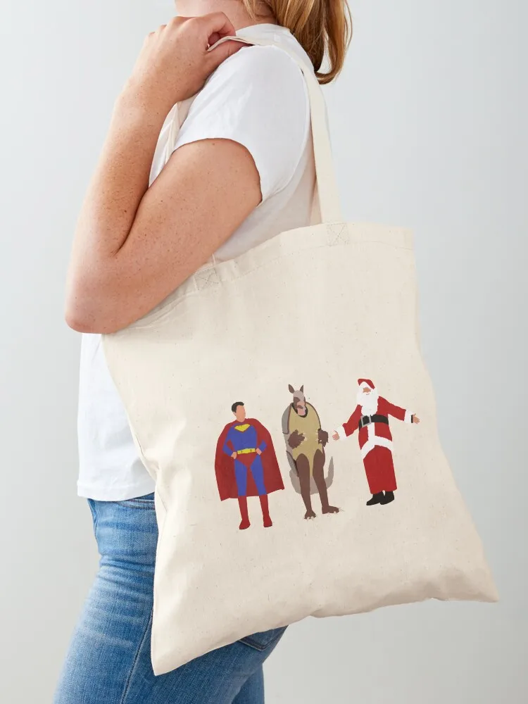 The Christmas Heroes Tote Bag cute tote bag woman shopping bag canvas shopping