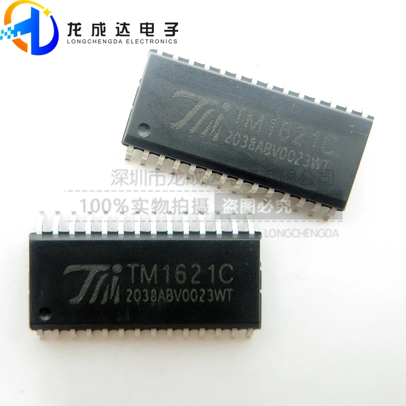 

20pcs original new TM1621B/TM1621C/TM1621 SSOP28 LCD panel display driver chip