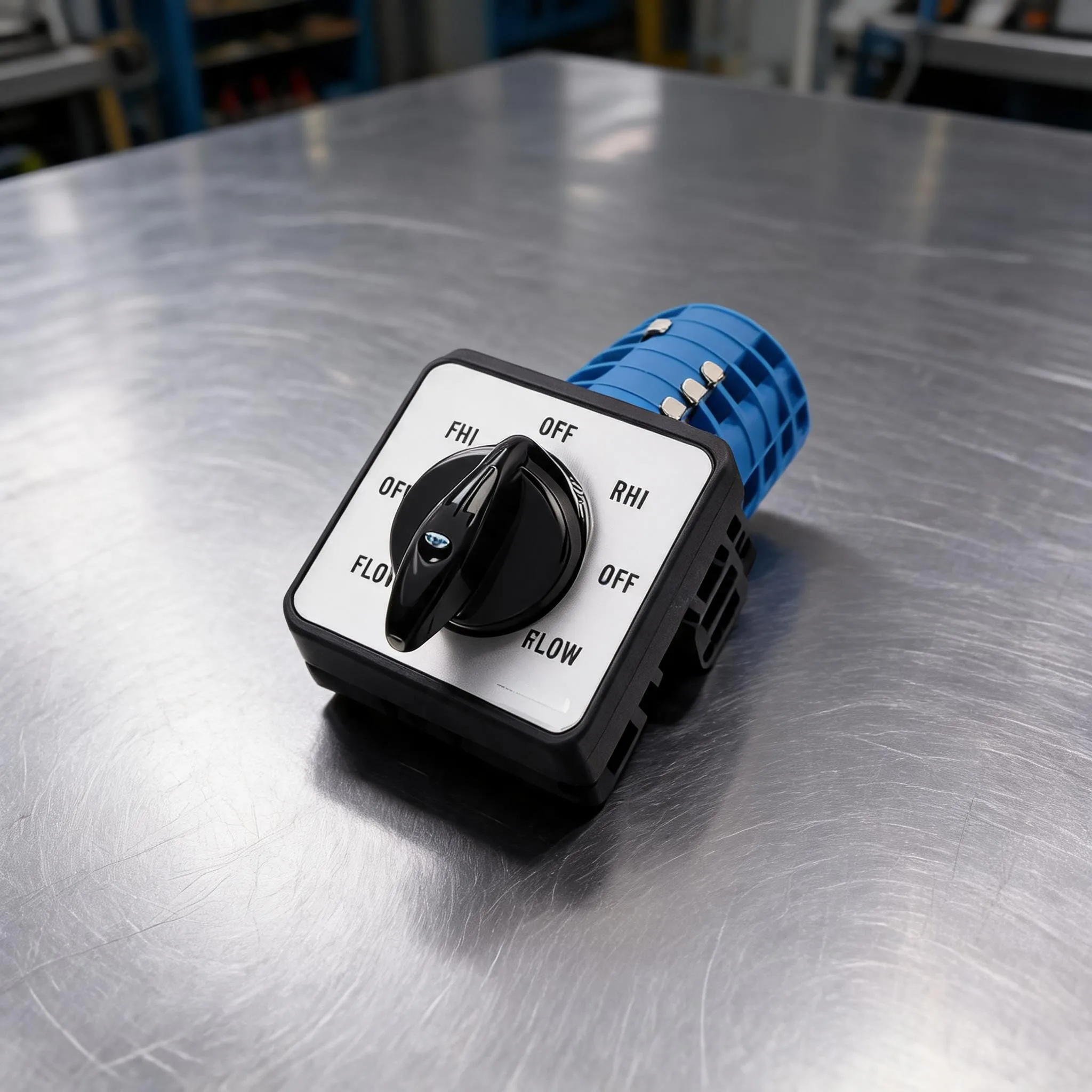 Heavy‑Duty 8‑Speed 6‑Pole Forward‑Reverse Rotary Changeover Switch, Industrial Spindle Speed‑Control Replacement Part