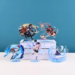 Game Genshin Impact Acrylic Cartoon Figure Model Furina Freena Lyney Neuvillette Fans Collection Trendy Desktop Decoration Gift