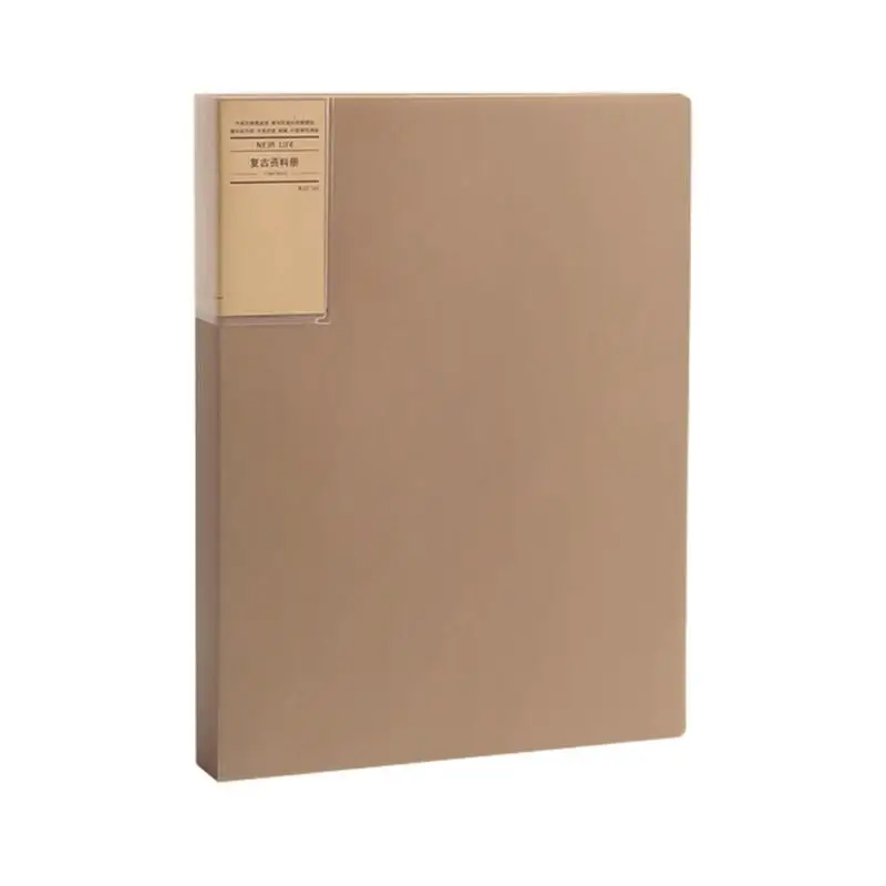 

Y1UB Letter Size Display Book Water Resistant Documents Organiser for School Office
