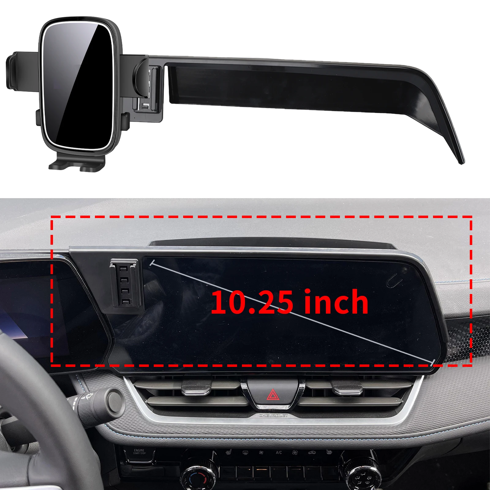 

fit for Chevrolet Monza 2022-2026 Cavalier Turbo Custom Fit Phone Holder Mount Dashboard Screen Base No Drill Car​​ accessoires