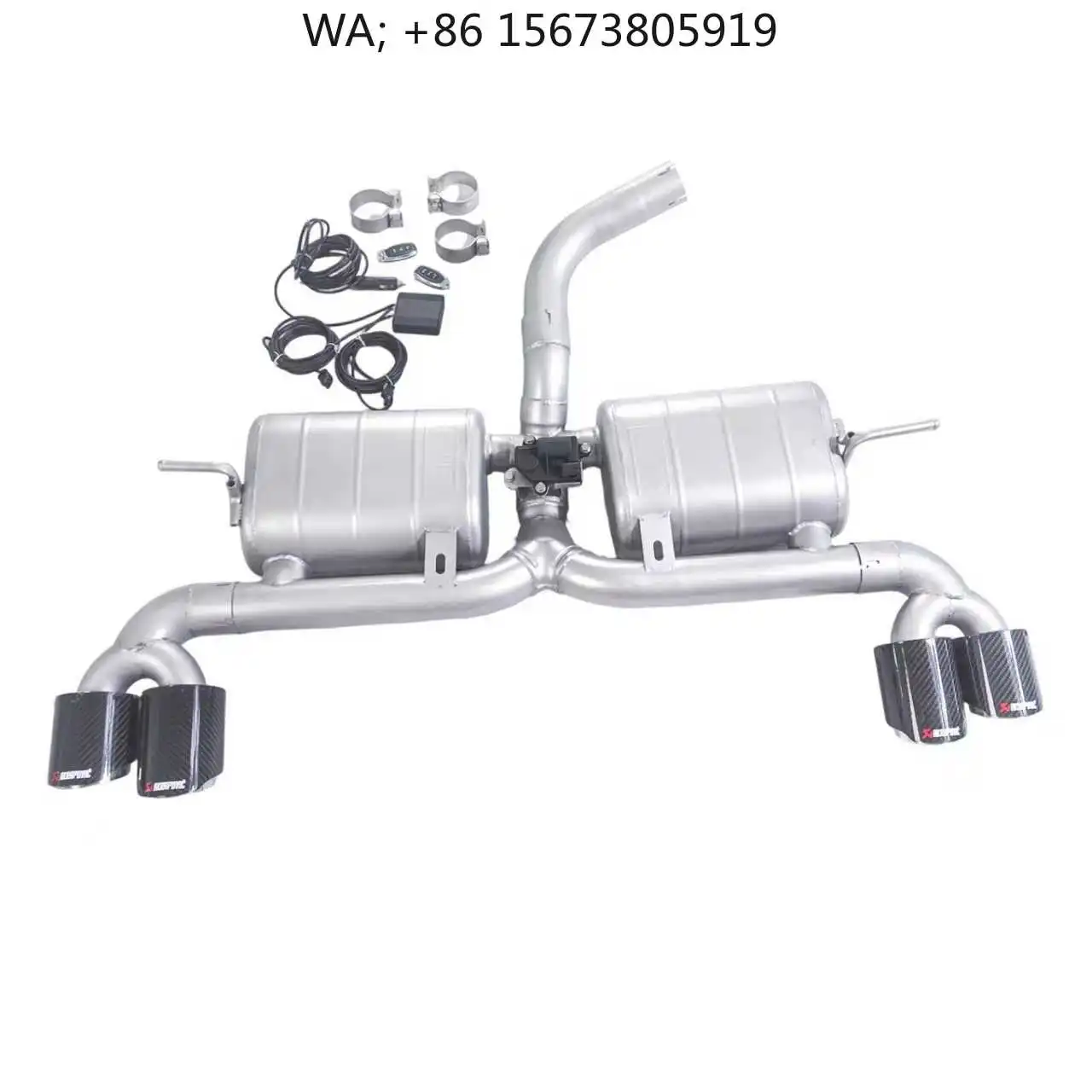 

For to the 2012-2020 Volkswagen Golf 7 Mk7 1.4T SUS304 High-permance Mid Rear Catback Valvetronic Exhaust with Muffler