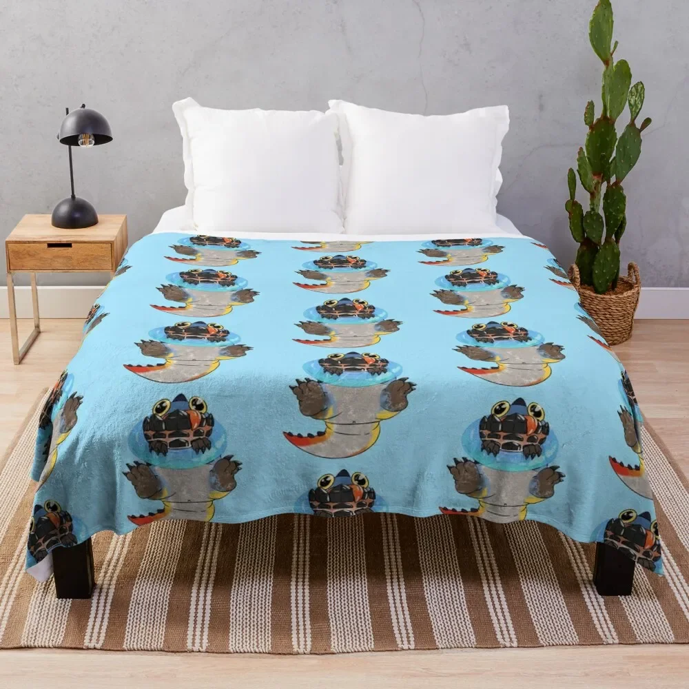 

Monster Hunter World Dodogama swimming Throw Blanket Weighted Extra Large Throw Blankets Soft Multi-Purpose Baby Blankets