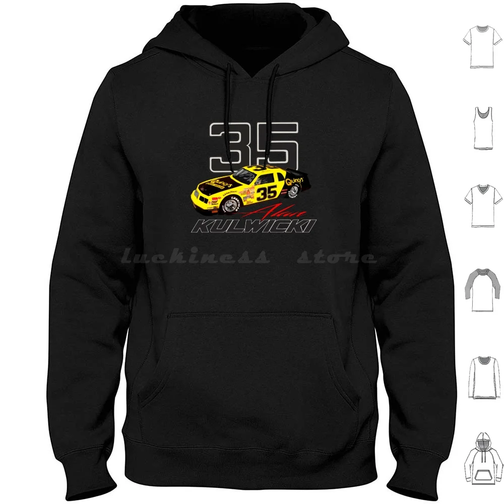 Alan Kulwicki 1987 Hoodies Long Sleeve Mello Yello Days Of Thunder Racing Smokey And The Bandit Winston Cup 33 Green