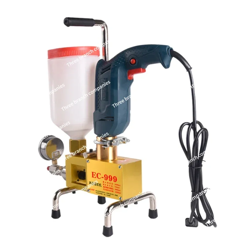 

910/1100W 220V Epoxy injection pump Epoxy/Polyurethane Foam Grouting Machine Steel Hose Concrete Repair Crack