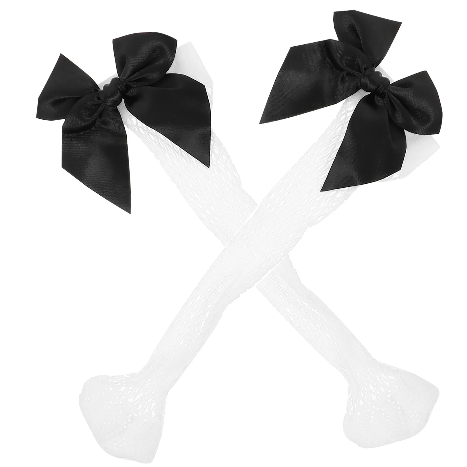 

1 Pair Kids High Ankle Bowknot Decor Toddler Girls Mesh Breathable Summer Socks For Girls Thin Lightweight