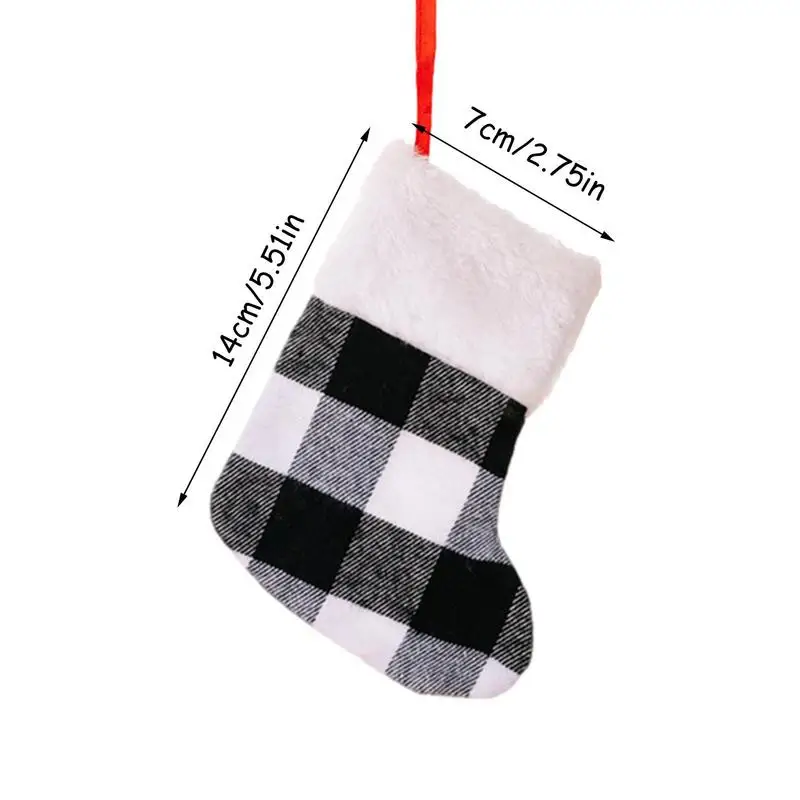 Weihnachten Süßigkeiten Geschenk Socken Strümpfe Weihnachten Santa Candy Kamin hängen Strümpfe Weihnachten Santa Gnom Weihnachts strümpfe