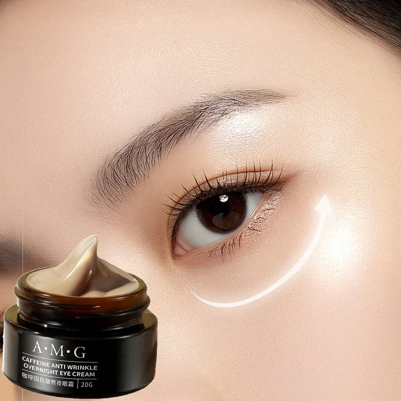 

A. M.G Caffeine Anti Wrinkle Late Night Eye Cream Revitalizes Moisturizes the Eyes Fades Fine Lines Brightens the Eyes Cream