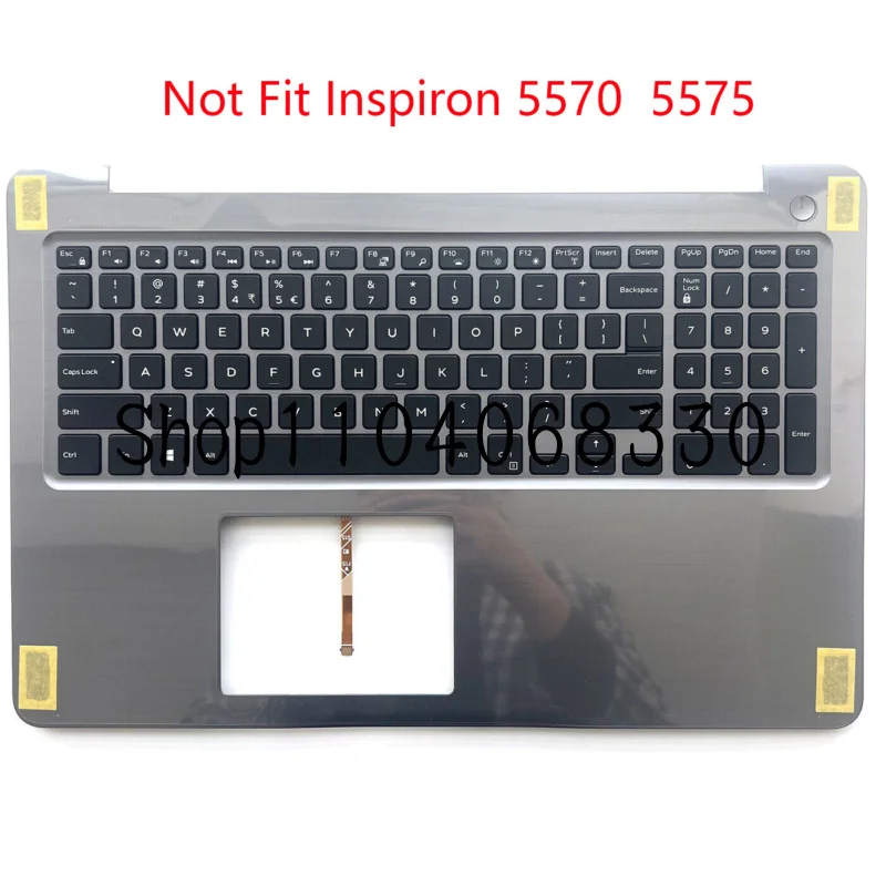 

New For Dell Inspiron 15-5567 5565 Palmrest US Keyboard 0PT1NY Non-Touchpad