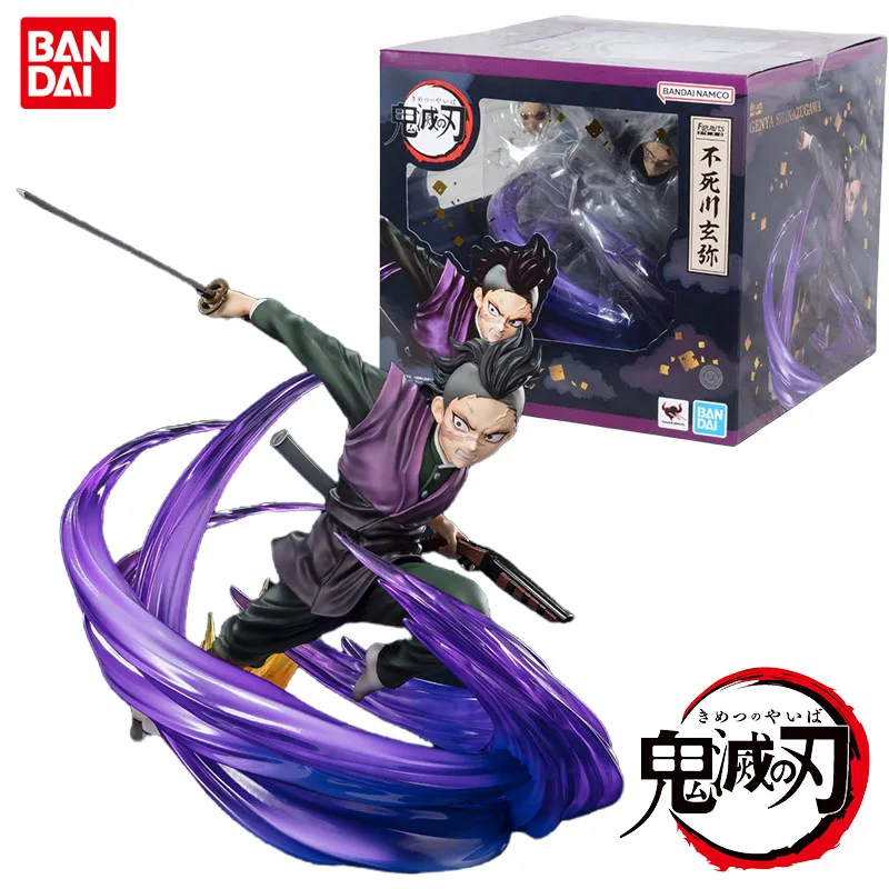 

Оригинальная фигурка Bandai из аниме «рассекающий демонов», Shinazugawa Genya, экшн-игрушки для детей, рождественский подарок, Коллекционная модель