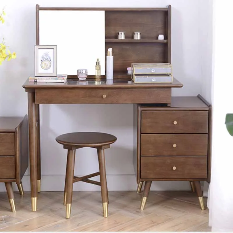 

Nordic Stool Drawers Dresser Eithe Girl Box Brown Women Wooden Dressing Table Storage Luxury Modern Comoda Pra Quarto Furniture