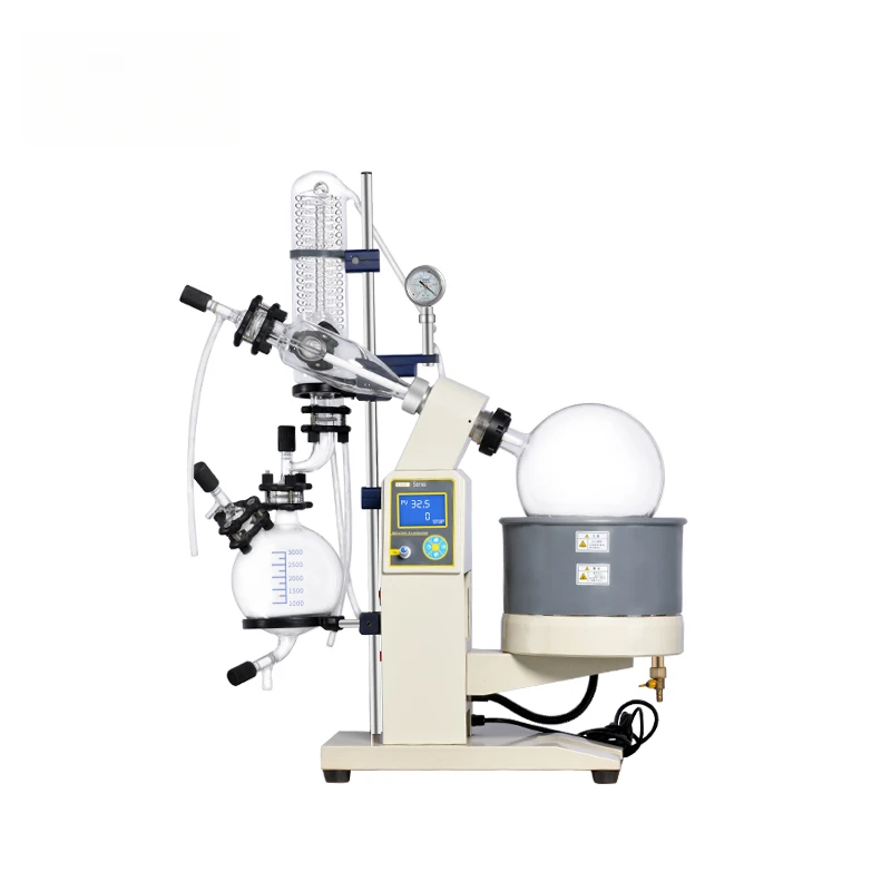 Alcohol Distillation 5L Vertical Condenser Rotary Evaporator Set
