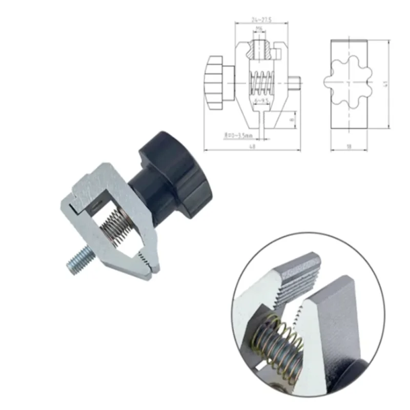 1Pc HJJ-001 Force Push and Pull Clamp Clamps For Max Load 500N Test Stand