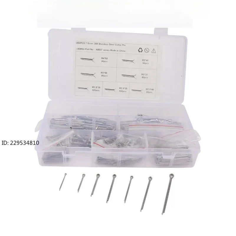 304 stainless steel opening pin 7 specifications U-shaped hairpin spring pin hardware accessories