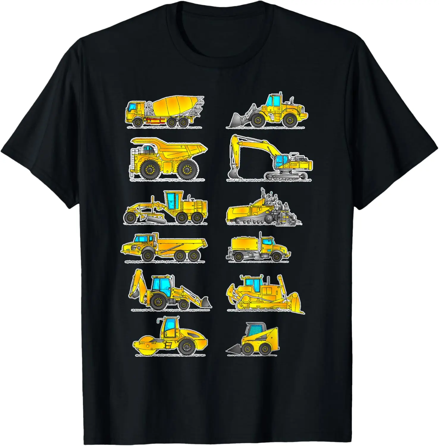 

Футболка Construction Excavator Asphalt Paver Grader Bulldozer Digger