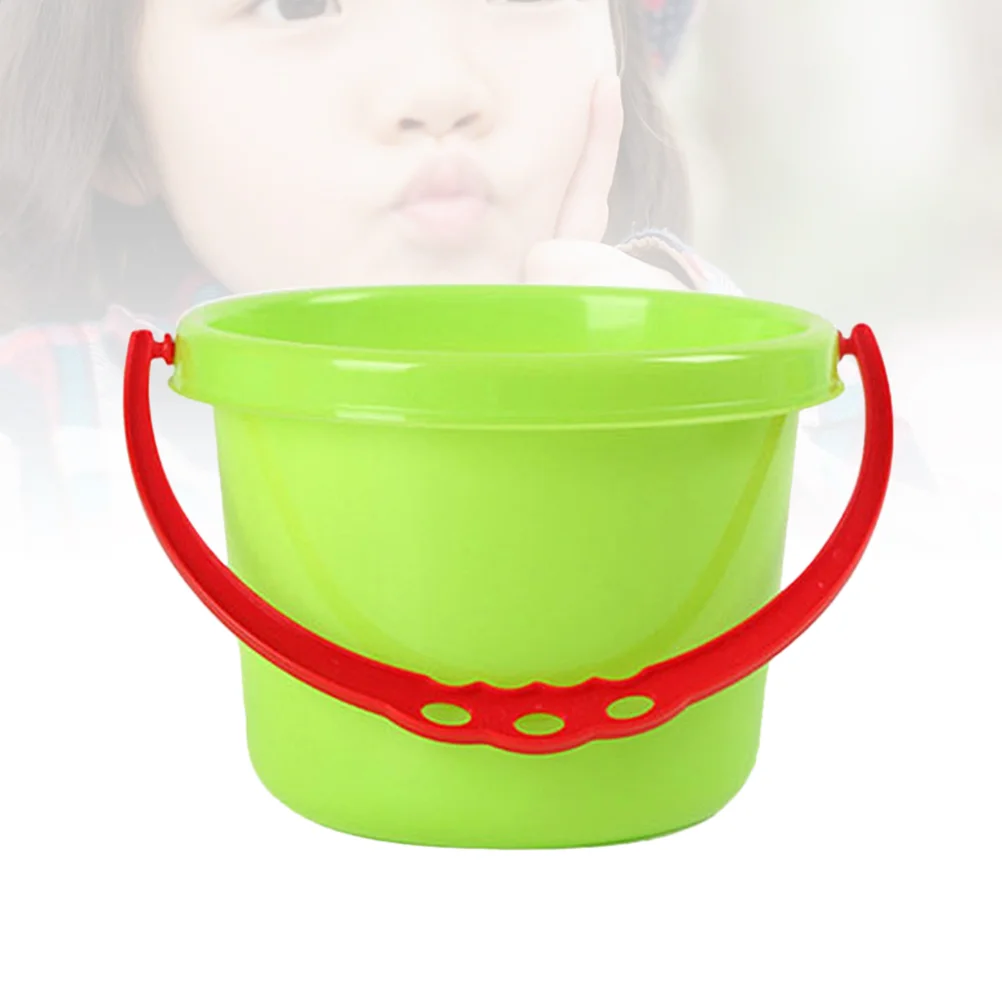 

Creative Sand Tool Beach Kids Children Playing Water Toy Plastic Beach Pail Bucket for Pool Backyard(Random Color)