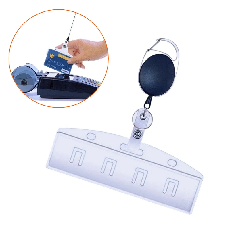 

1 шт. горизонтальный держатель для карт персонал медсестры рабочие работы разрешение чехол идентификационная бирка бейдж выставка имя пропуск рабочая карта рукав бейдж катушка