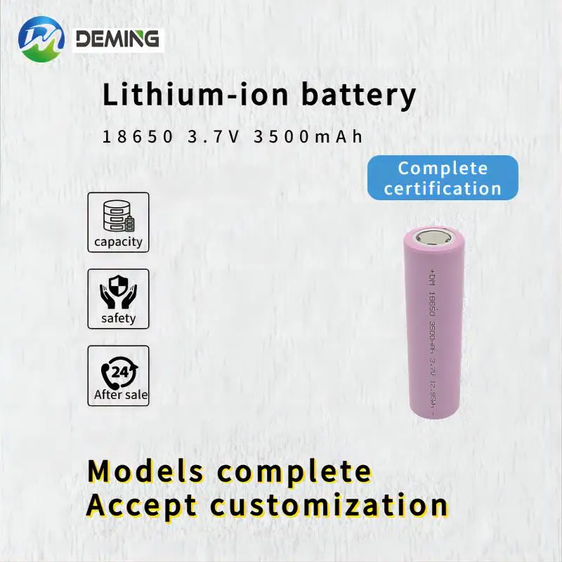 18650 3500mAh 3.7V new Class A original factory packaged lithium ion cell for power tools solar energy storage