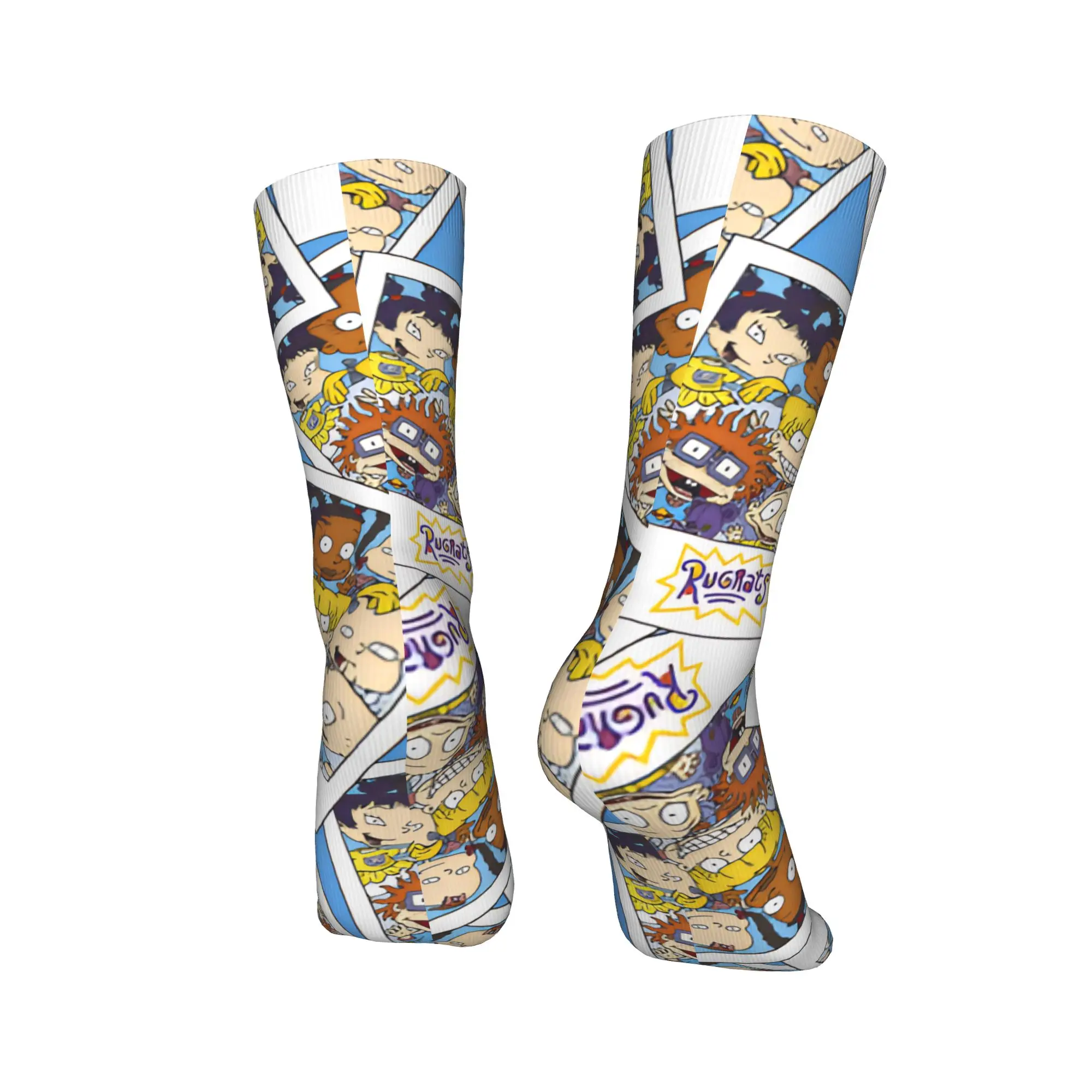 R-Rugrats لعوب شخصية جوارب تصميم الجوارب غير رسمية الشتاء المضادة للانزلاق الجوارب الرجال سكيت جودة الجوارب