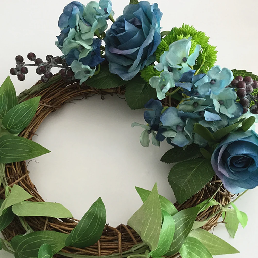 

Simulated Rose Garland Premium Hanging Wreath Wedding Party Decor Floral Arrangement Wall Hanging Decorative Garland Ornament