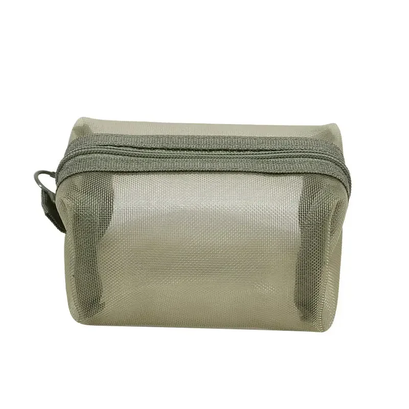 Mini-Kosmetiktaschen aus transparentem Nylon-Netzstoff, niedliche kleine Lippenstift-Make-up-Taschen für Damen, Beutel, Organizer für Datenkabel, Schlüssel und Kopfhörer – Detail 8