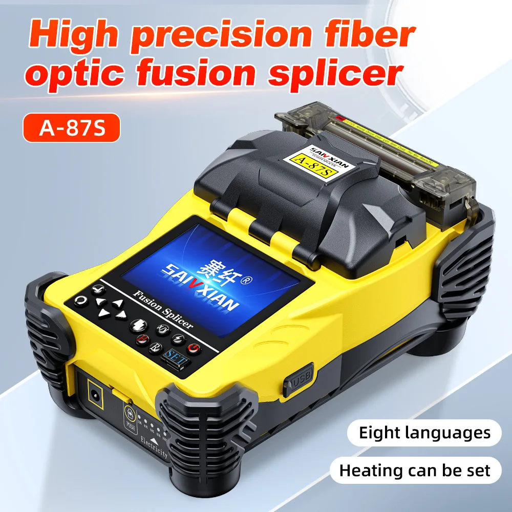 Optical Fiber Welding Machine Domestic Fiber Melting Machine Welding Machine A-87S Leather Wire Optical Cable Pigtail Jumper Hot