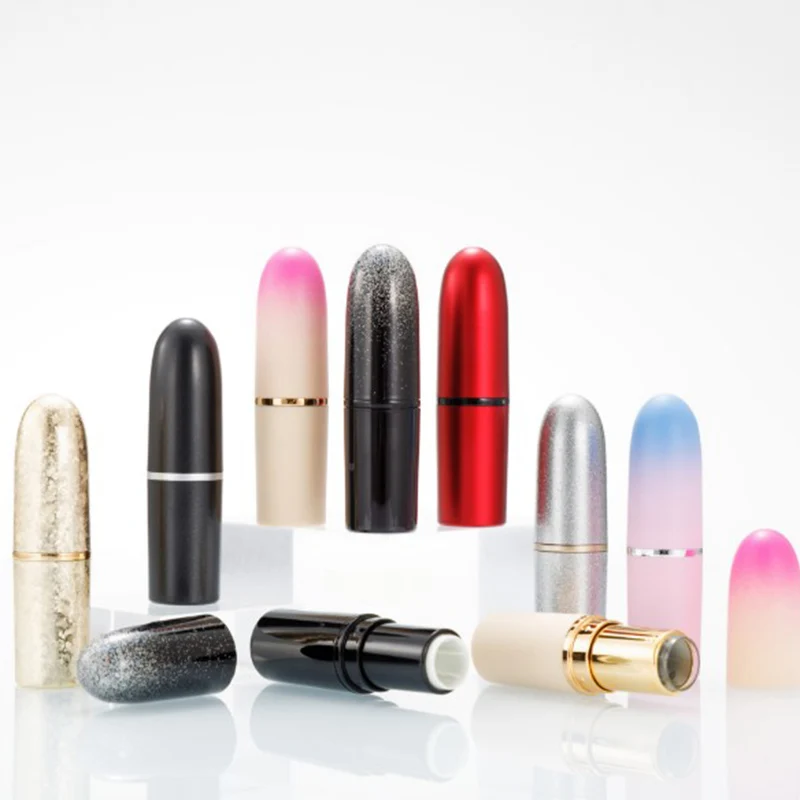 Leere Lippenstift Tube Lippen balsam Flasche DIY Lippen balsam Tube Behälter mit Kappe leere Lippenstift Flasche kosmetische Probe Behälter