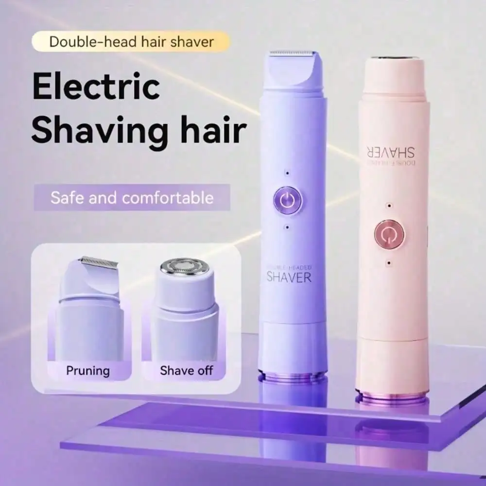 

2 In 1 Electric Shaver For Women, Electric Razors For Women Shaving - Hair Removal For Wet & Dry Use, Epilator For Bikini, Underarms, Legs, Arms, Hypoallergenic Blades, Facial Hair Removal, Usb Rechargeable 200mAh, Stocking Stuffers For Adults