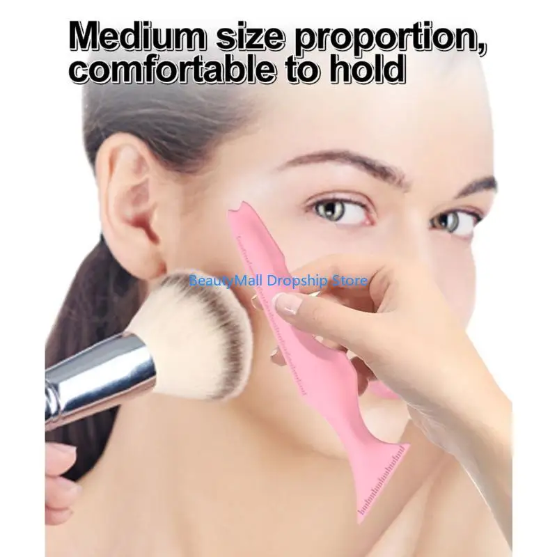 อายไลเนอร์ 40JD stencil ซิลิโคนปลายปีกปลายลิปสติกอายไลเนอร์ Aid Cream Applicator