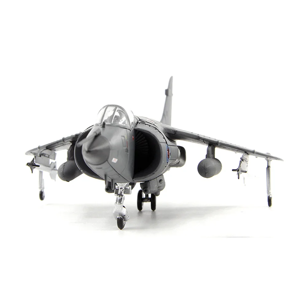 Avión de juguete de Metal fundido a presión Malvinas War Harrier Jump Fighter Jet, modelo de adorno, regalo de cumpleaños para niños, 1:72