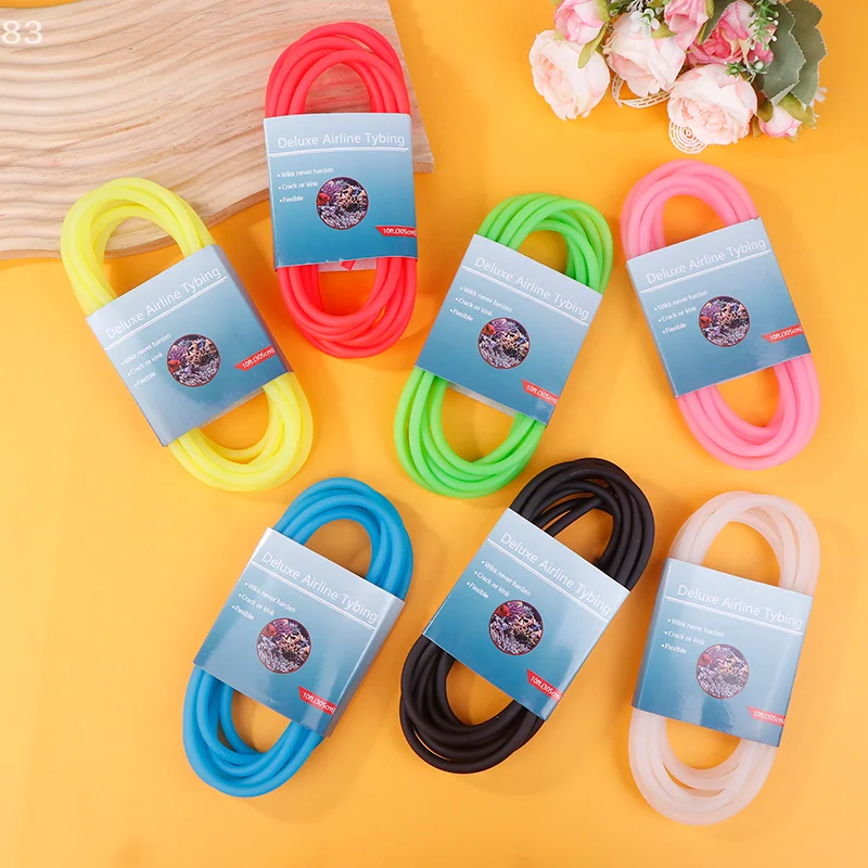 305 センチメートル高品質カラフルな水族館酸素ポンプ水ポンプホース気泡石水族館の水槽池ポンプチューブ