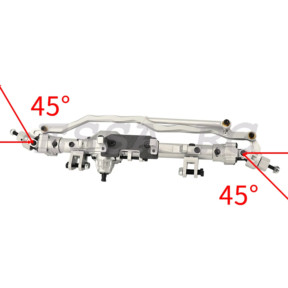 Metal Front And Rear Portal Axle for 1/10 RC Crawler Axial CAPRA Trail Buggy 03004 WRAITH 90018 RR10 90048 0301 Upgrade Parts