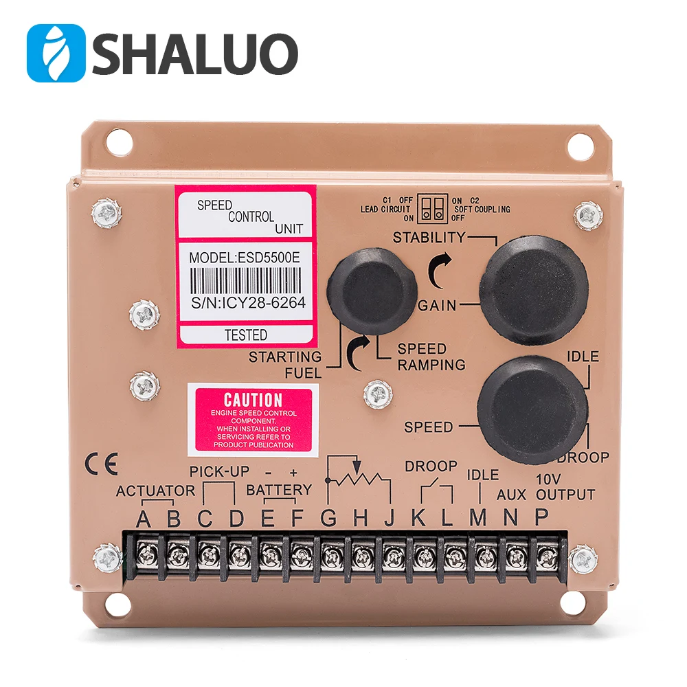 Hot Sale ESD5500E Generator Speed Controller Module 5500E Engine Governor DC Motor Speed Control Electric Diesel Genset Parts