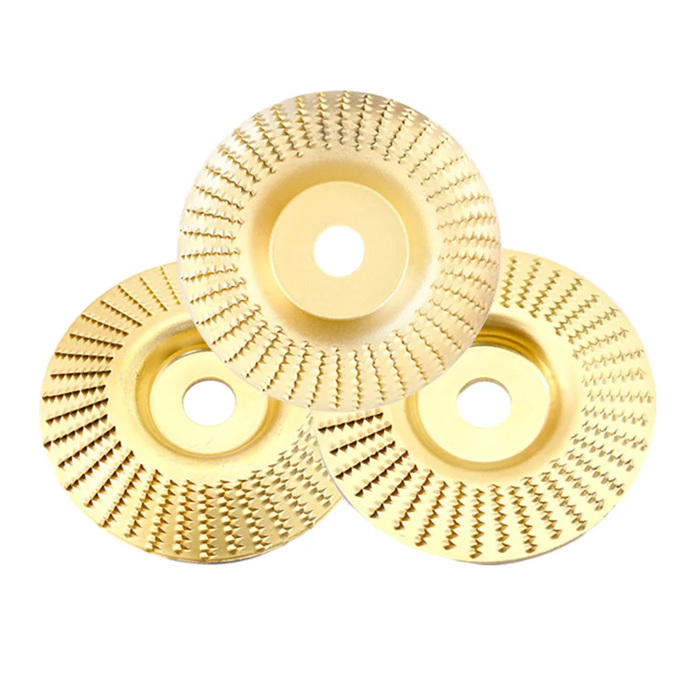 

3Pcs Wood Grinding Disc Polishing Wheel 16mm Bore 100mm Sanding Disc Abrasive For Shaping Cleaning Angle Grinder Buffer Tool