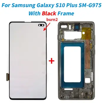 LCD displej AMOLED S10 G973 s rámečkem pro SAMSUNG Galaxy S10E SM-G970F G970 S10 Plus S10+ G975, dotyková obrazovka, digitalizátor, sestava 10 nejlepší prodej Displej Samsungu S10 - №3