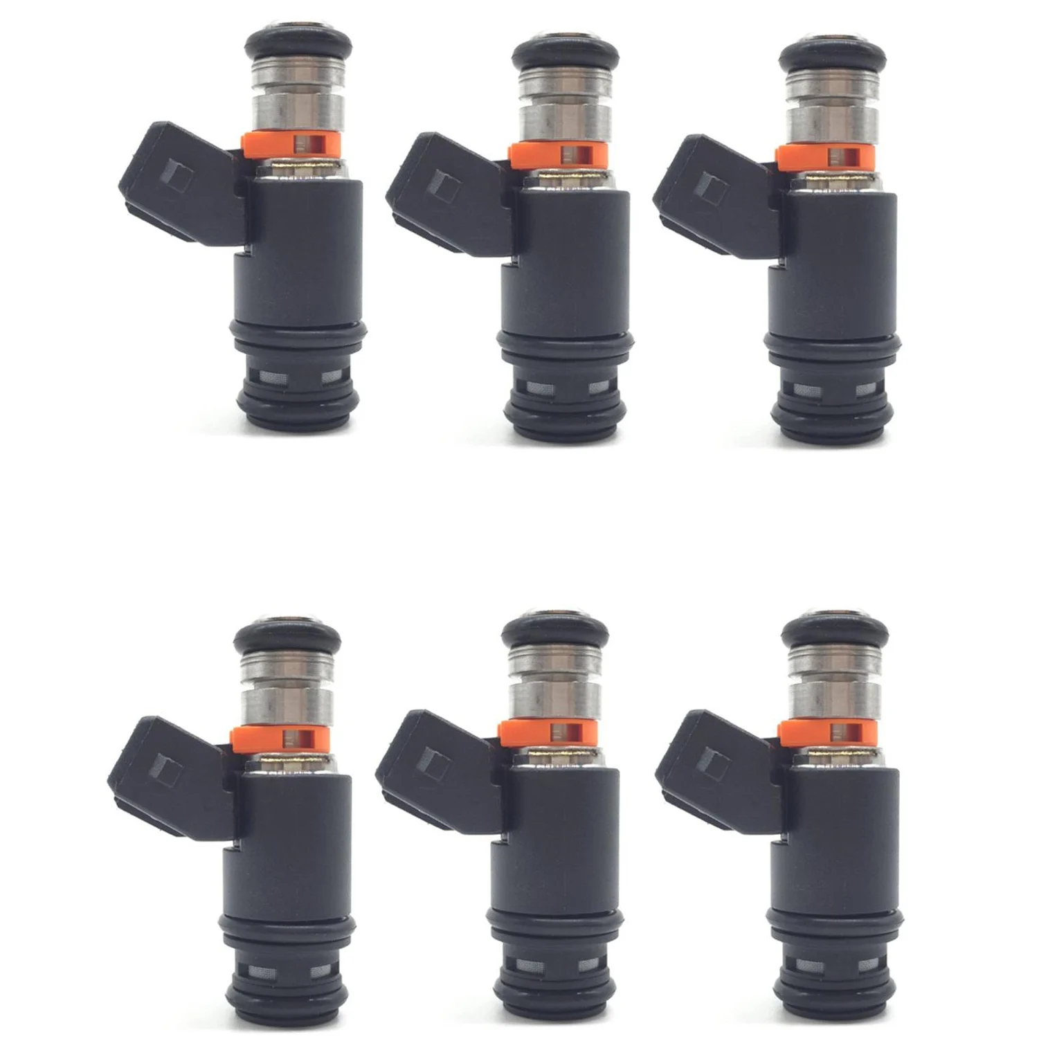 6Pc/Set Fuel Injector Nozzle For-Golf Jetta EuroVan 2.8 V6 IWP022 805000348303 021906031D 021906031B