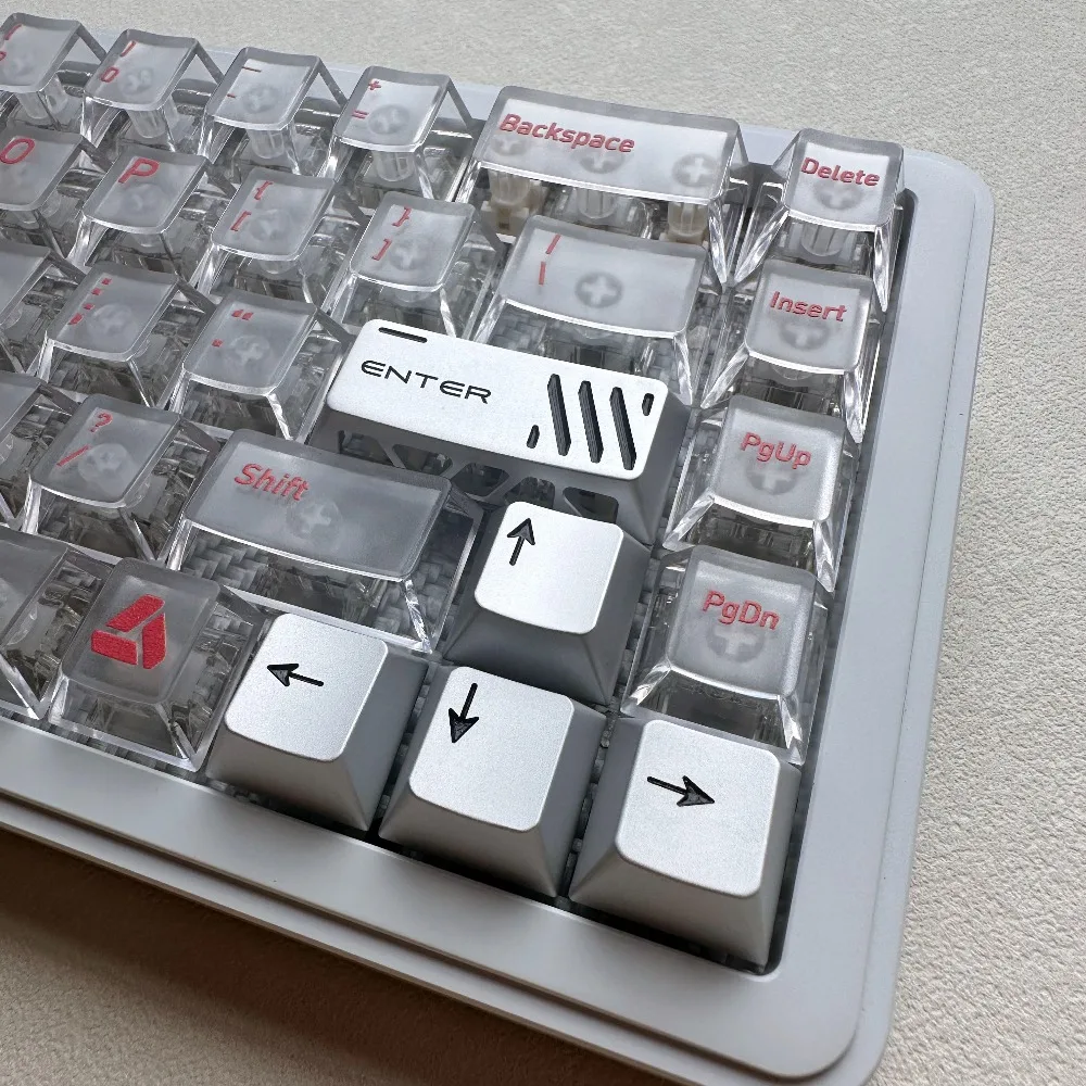 Pure Metal Aluminum Alloy Keycap Cnc Hollow Mechanical Keyboard Space Bar /wasd/directional Keys Silver Black Red Artisan Keycap