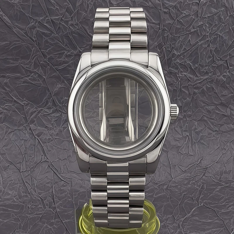 Quartz ronda515 36mm 39mm round bezel case sapphire glass for NH35 NH36 NH34 ETA2824 Miyota 8215 PT5000 Mingzhu DG3804 movements