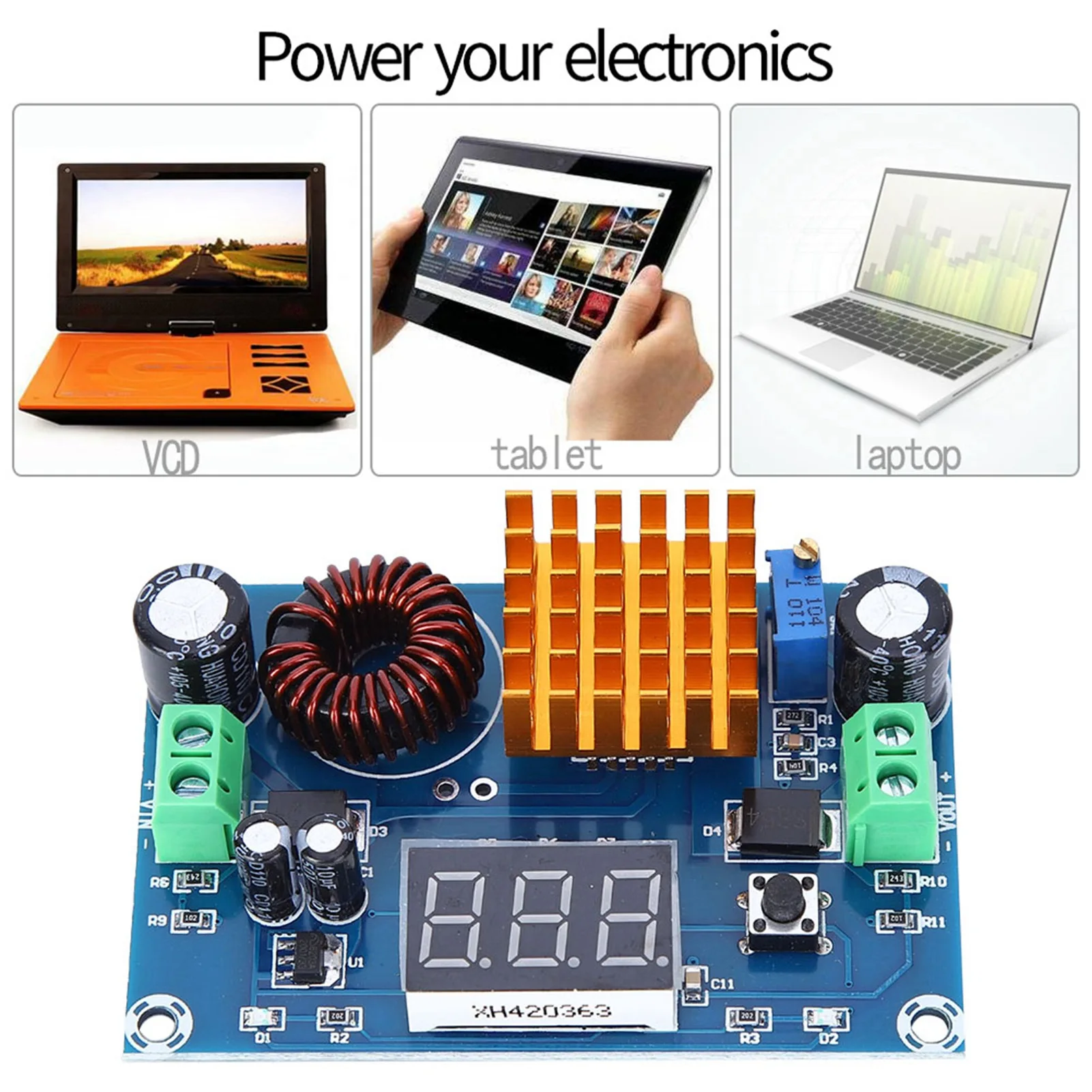 

‑ Boost Step Up Converter 4‑35V to 5V‑45V Power Supply Module 5A Step Up Voltage Converter
